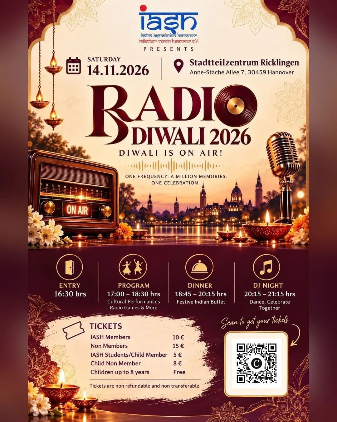 Radio Diwali 2026 - IASH Hannover